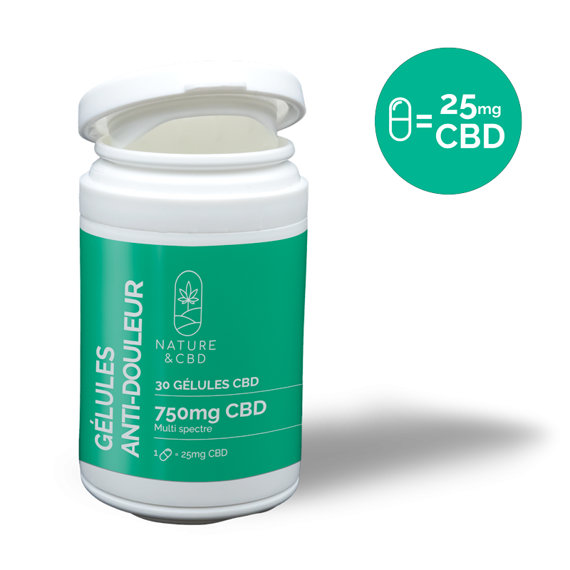 Huile CBD - Anti-Douleur Nature & CBD : 49,90 € ➤ Livré